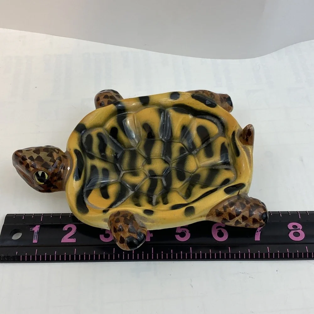 Vintage Tilso Japan Ceramic Sea Turtle Trinket Soap Holder Dish