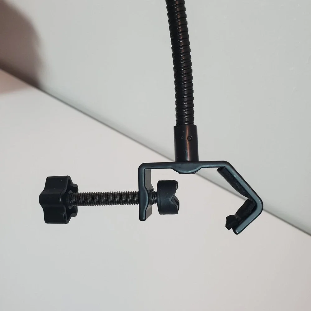 Maono Microphone Pop Filter w/ Adjustable Gooseneck Desk Clamp‎ Black