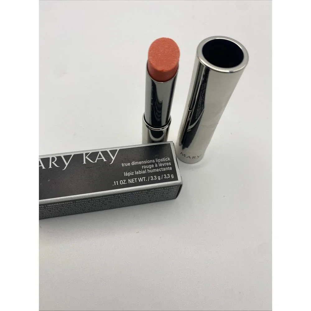 Mary Kay True Dimensions Lipstick Tangerine Pop New‎ in box 088575 Full Size