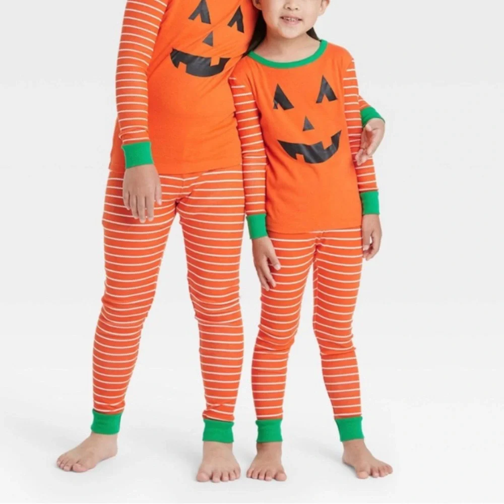 Target Halloween Jack-O-Lantern Family Matching Pajamas Toddler 18M‎