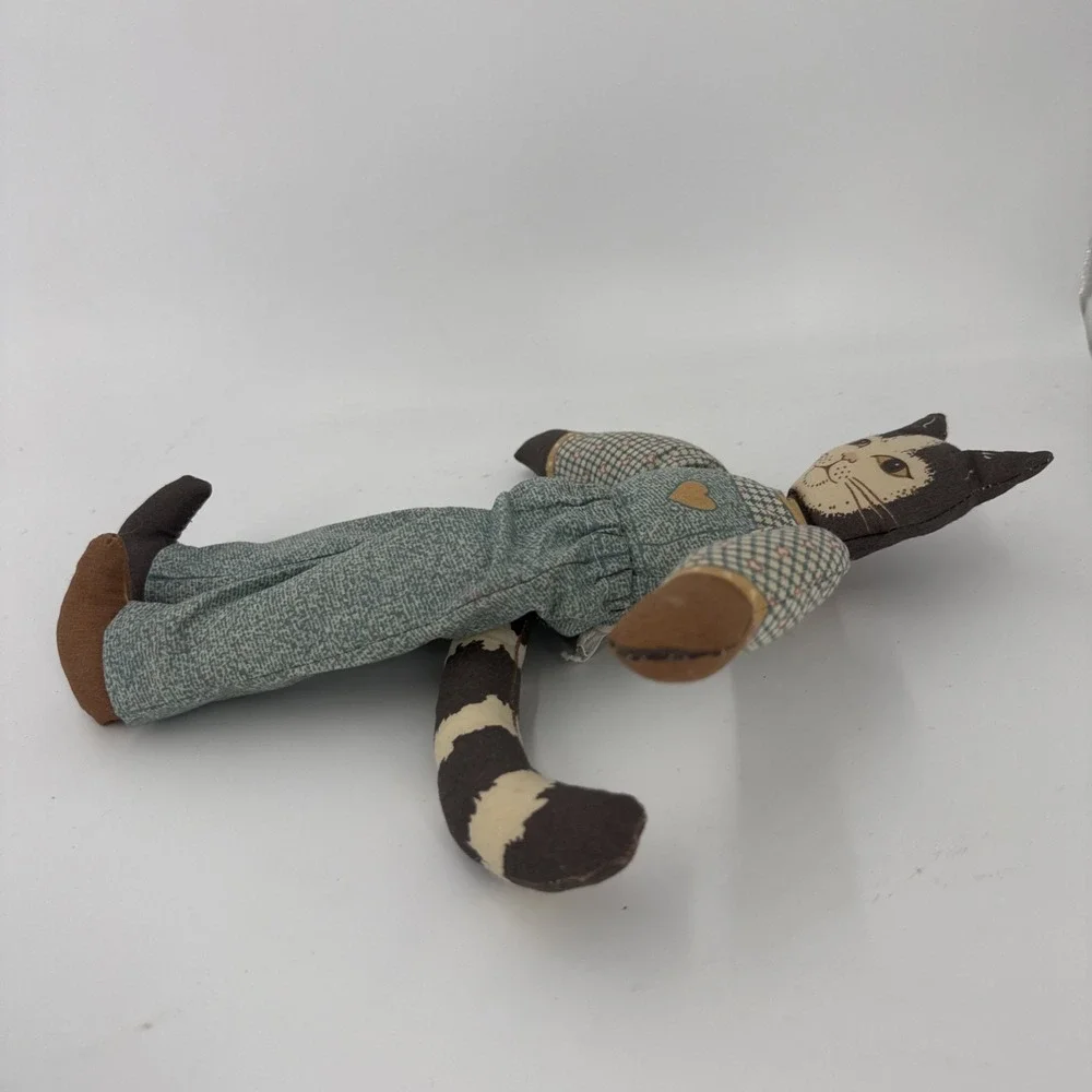 Vintage Cottagecore Handmade‎ Fabric Doll 