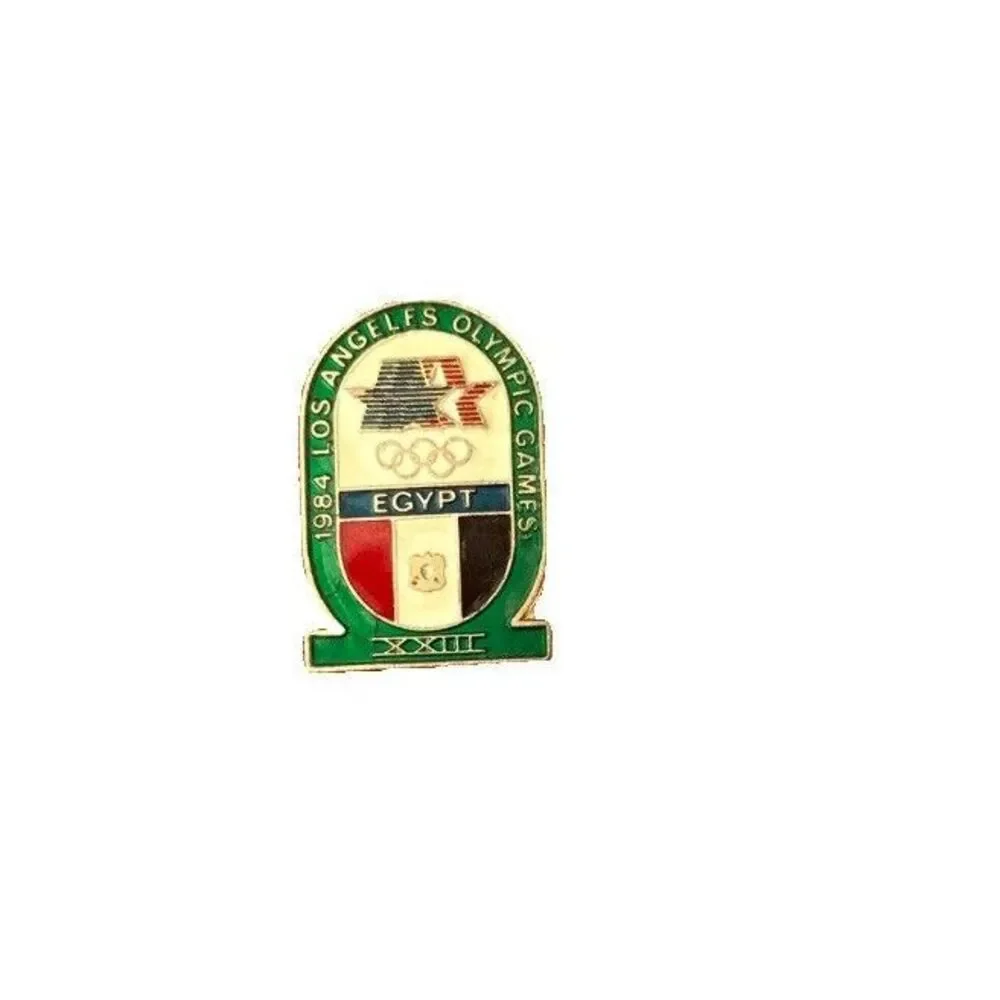 Egypt Olympic Pin Badge Noc From 1984‎ Los Angeles Olympian GAMES