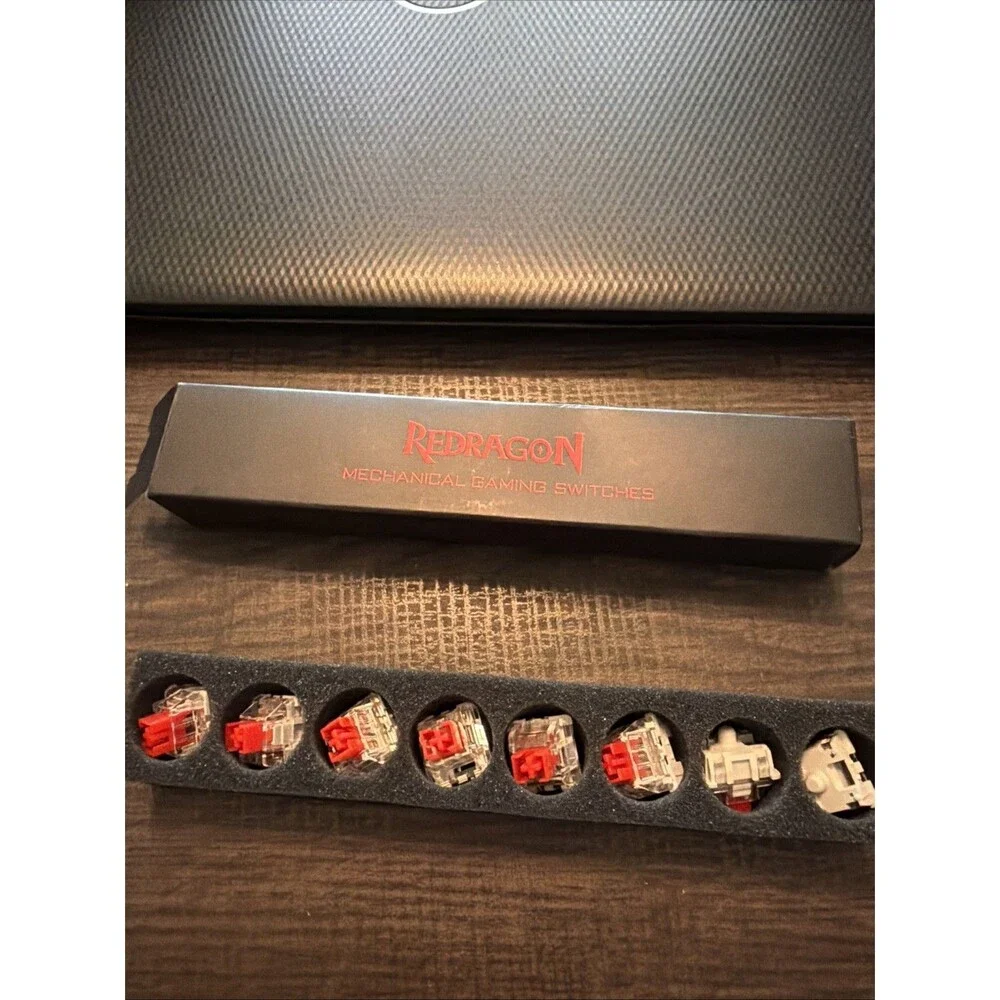 ReDragon Mechanical Gaming Switches (Set Of 8, Red). Brand New in Original Box.