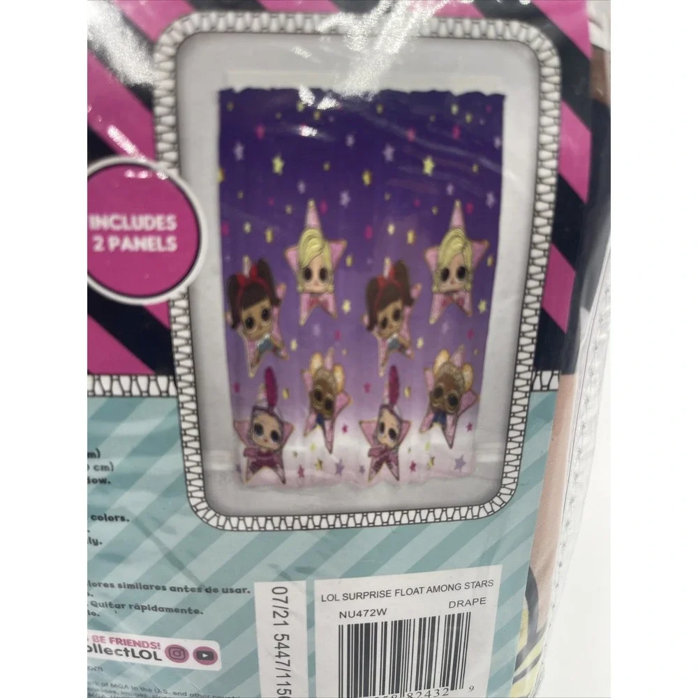 LOL Surprise among packaging curtains