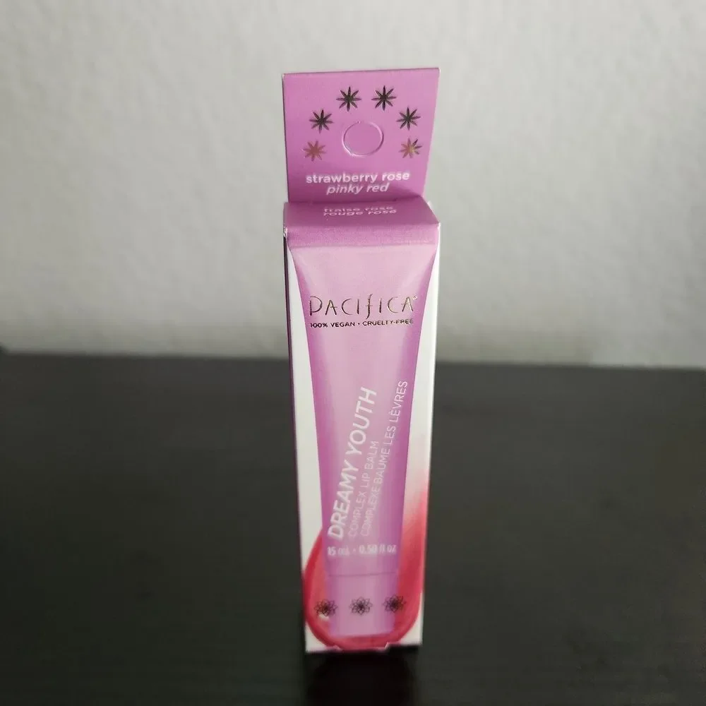 Pacifica Dreamy Youth Complex Lip Balm Strawberry Rose Hydrating 0.50 fl.oz