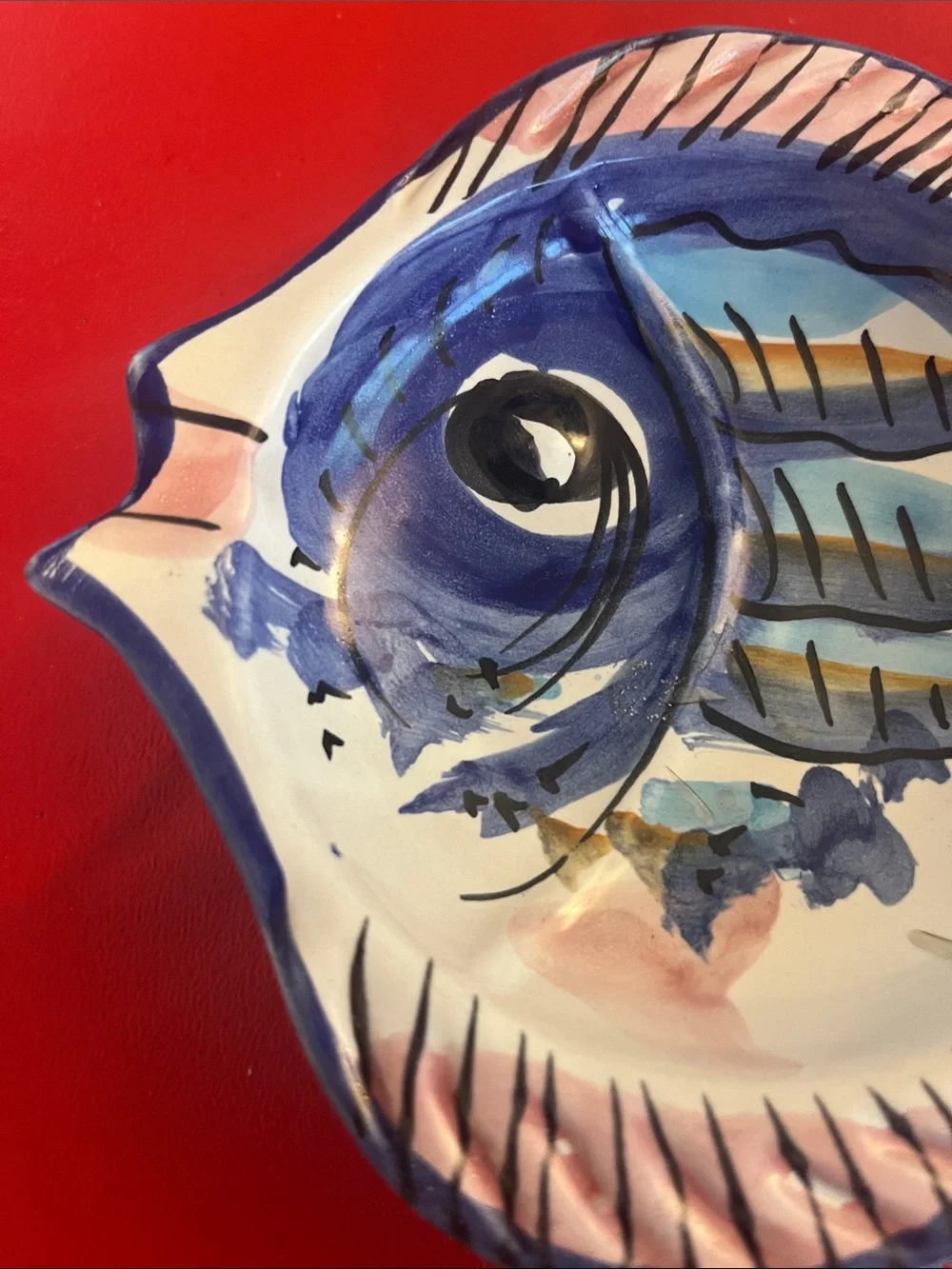 VIETRI ITALY SOLIMENE FISH 6