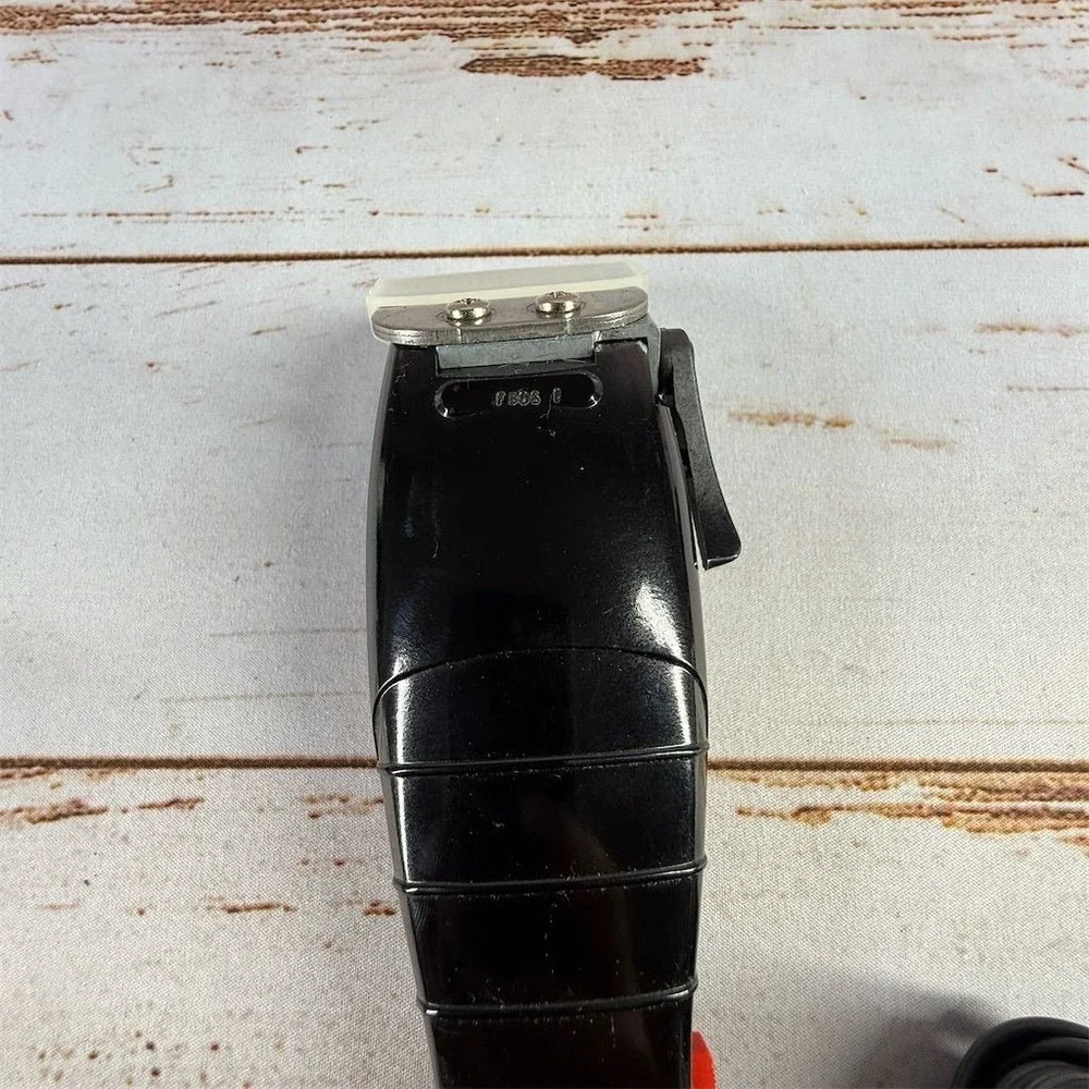 Authentic Oster Adjustable Blade Hair Clippers Retro Maroon Original USA