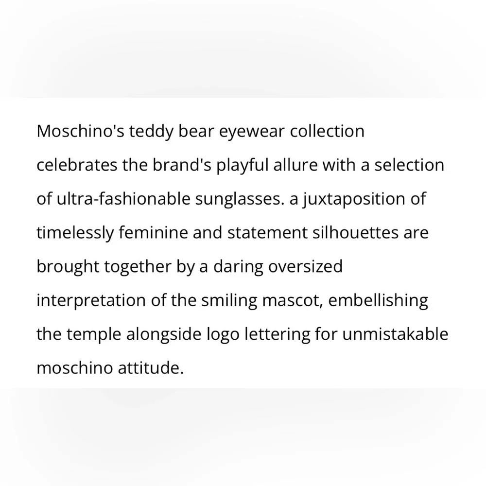 Moschino stylish women