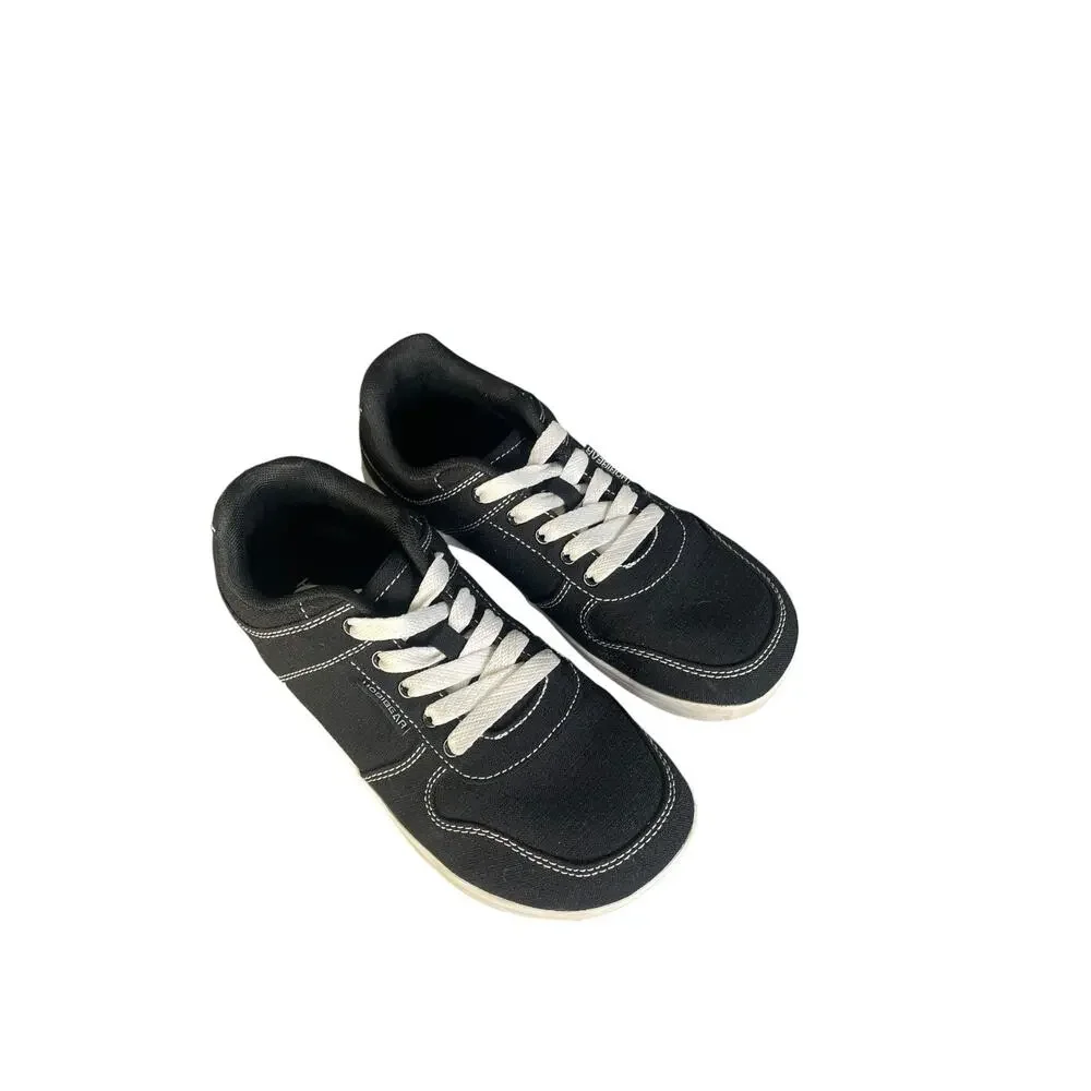 Hobibear Unisex Black Wide Toe Minimalist Barefoot Sneakers Size-38 W-7 M-6