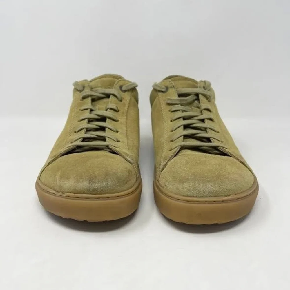 Birkenstock Bend Low Casual‎ Sneakers Mens 43L 10.5 Faded Khaki Suede Footbed