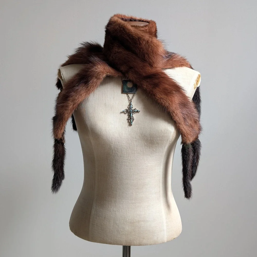 Vintage orange fur