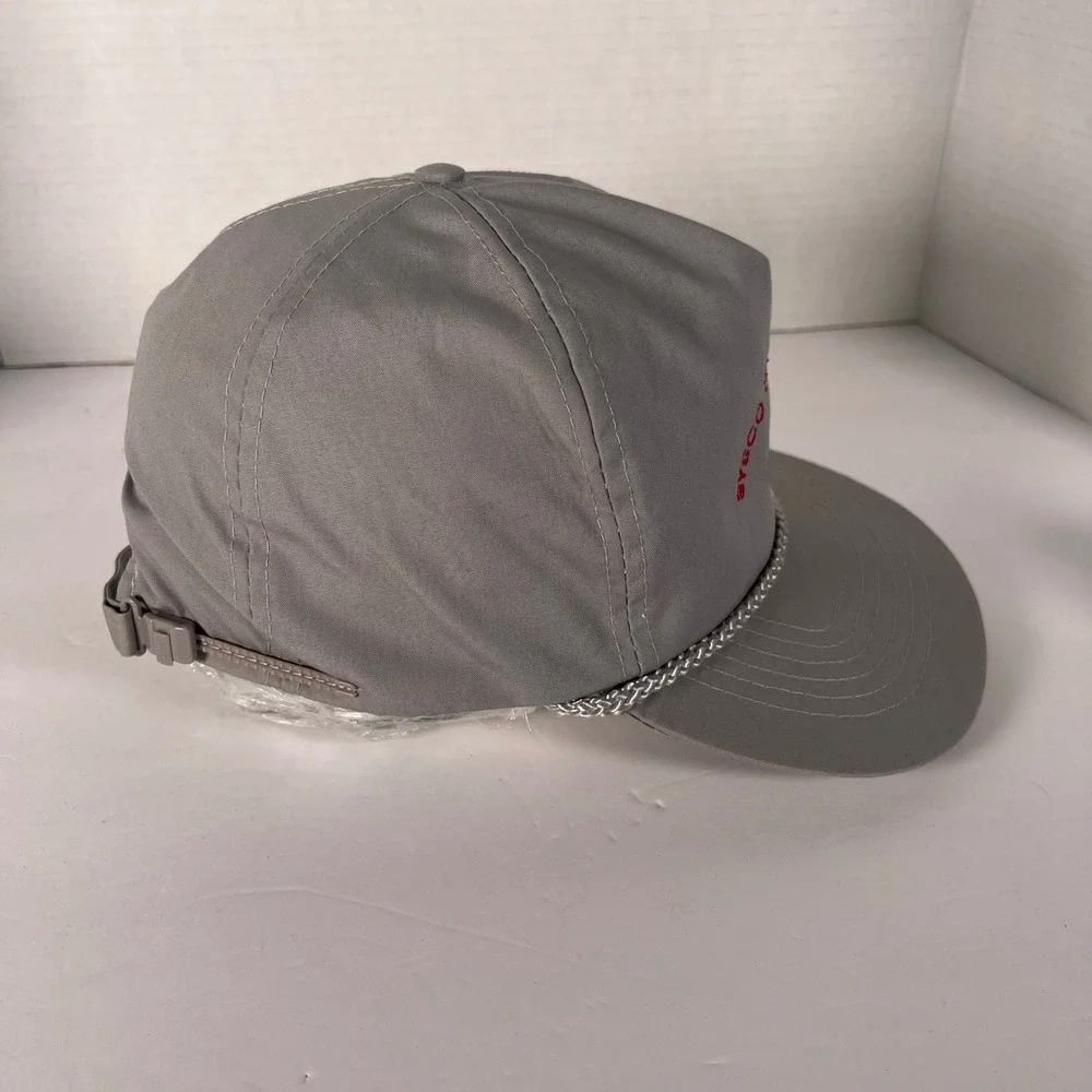 SISCO SUPREME TEAM Gray Baseball Cap‎ Otto Cap Embroidered Logo Chain Accent
