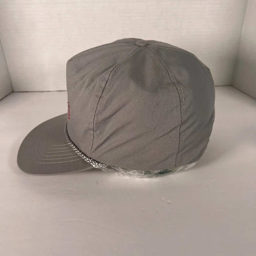 SISCO SUPREME TEAM Gray Baseball Cap‎ Otto Cap Embroidered Logo Chain Accent
