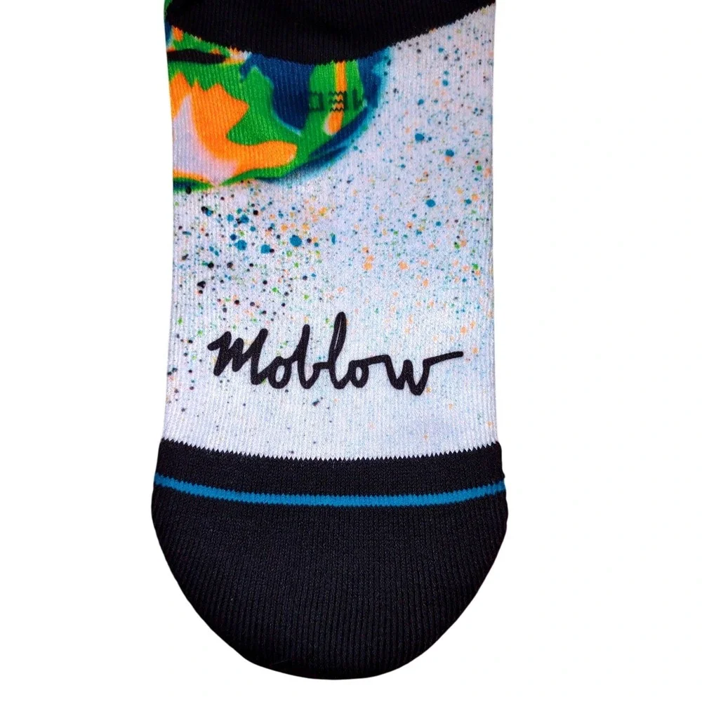 Stance MO Skull Casual Crew Socks Medium US Mens 6-8.5 US Womens 8-10.5‎