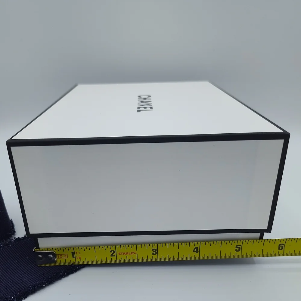 CHANEL Large Boutique Gift Box Set w/ Ribbon, Cards & Tissue | Luxe Storage
