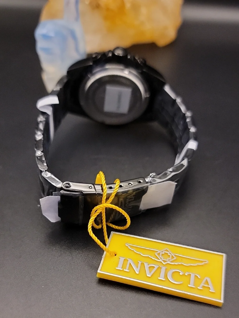 NWT 50497 Invicta Speedway Monte Carlo Dial Mens Watch Steel 39.5mm Black Case