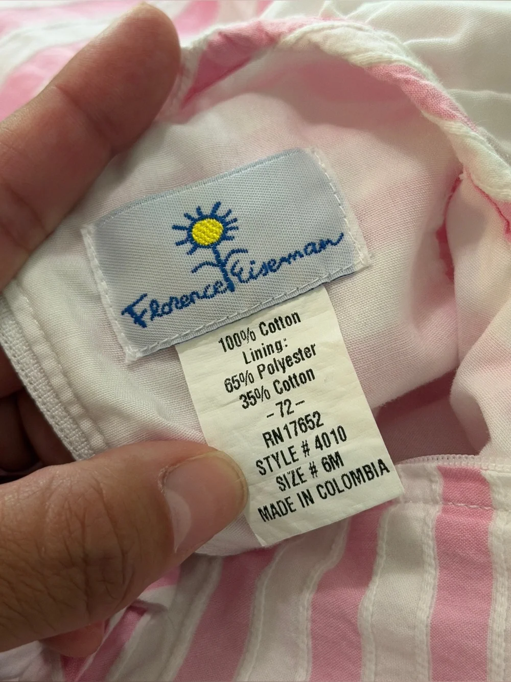 Florence Eiseman baby size