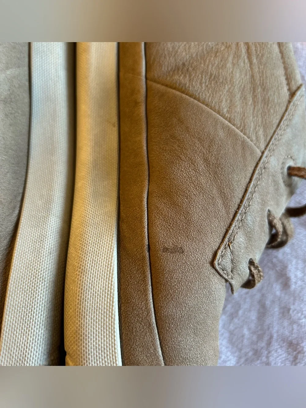 Ecco tan low cut tie leather ankle boots size 40, 9-9.5 casual comfort