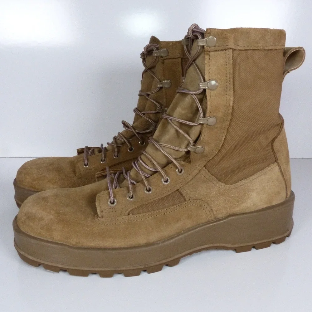 Altama Gore-Tex Combat Boots SPM1C1-12-D-1053 Coyote Brown Size 12R Tan Suede