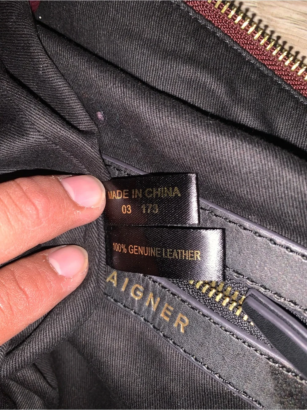 Etienne Aigner gold wear $120