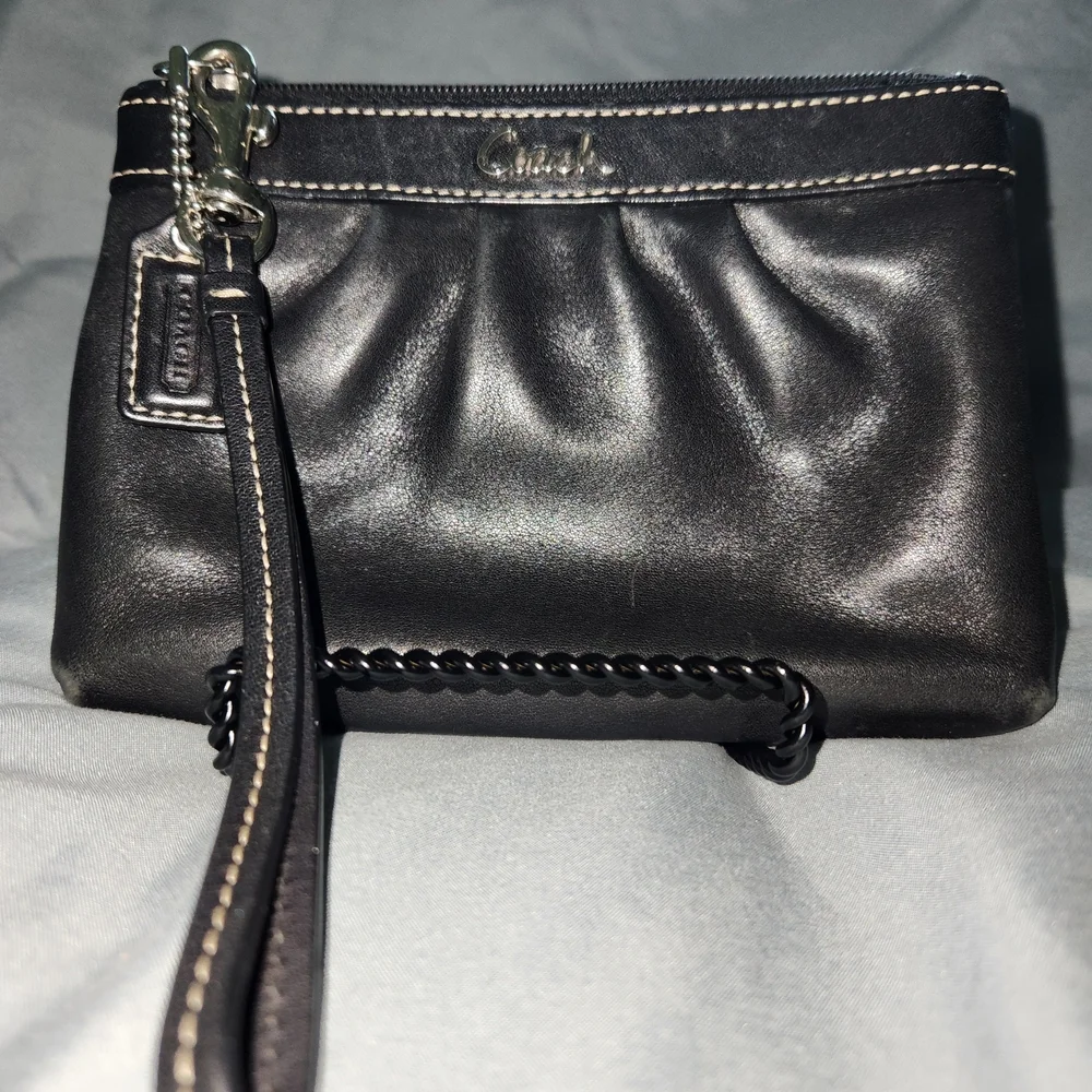 Coach sleek black