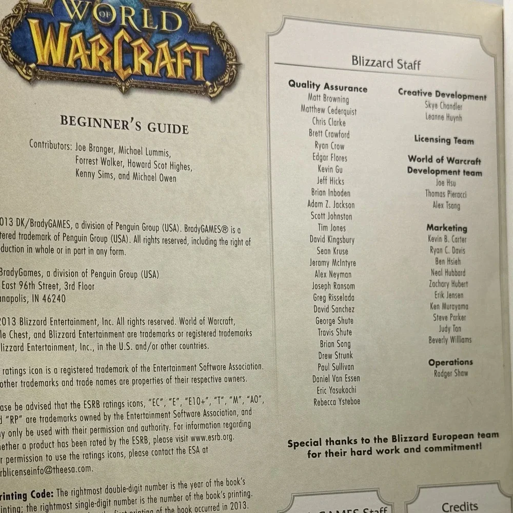 N/A world warcraft