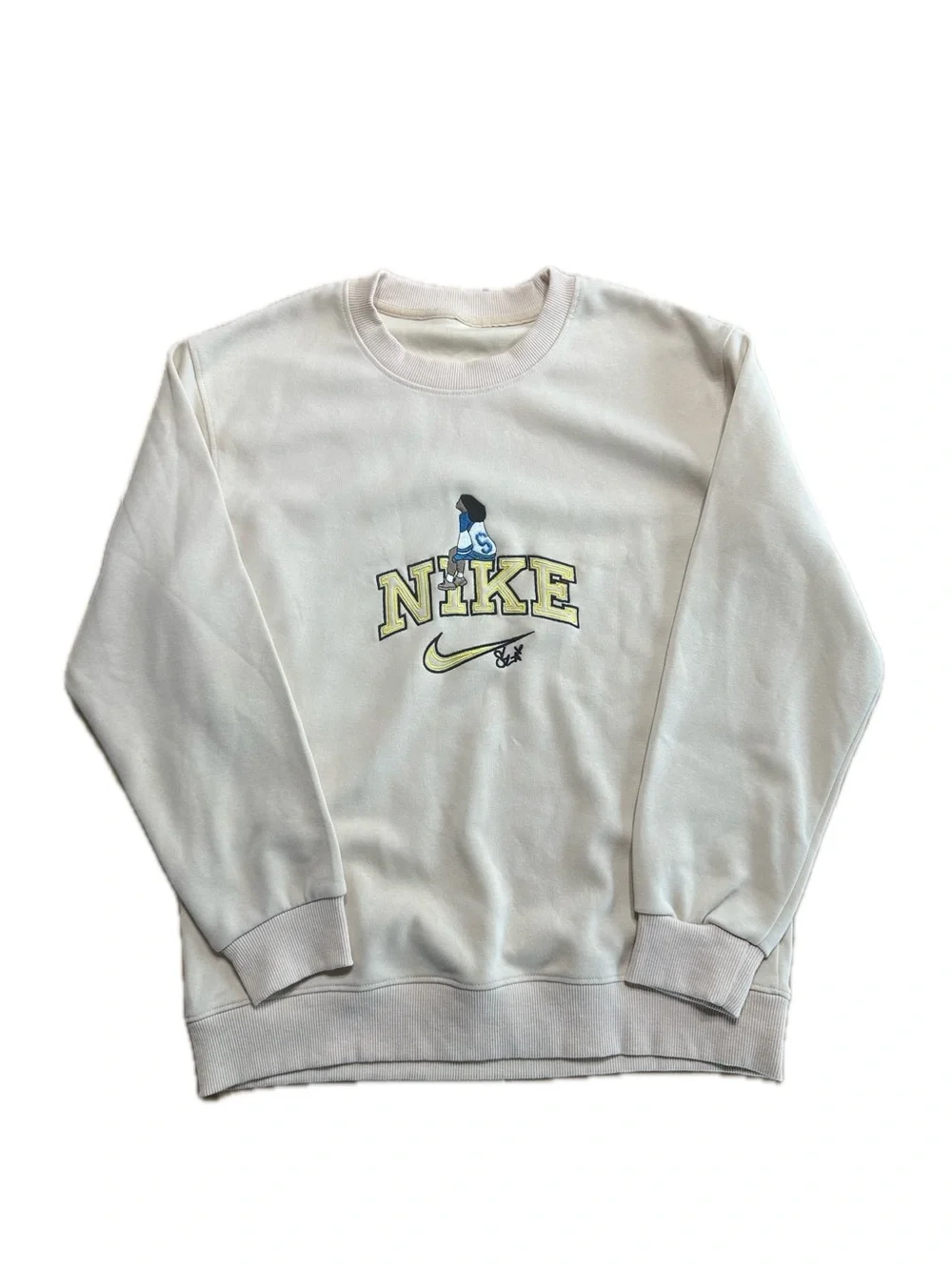 Sza “Nike” Design Embroidered Sweatshirt Women’s Medium