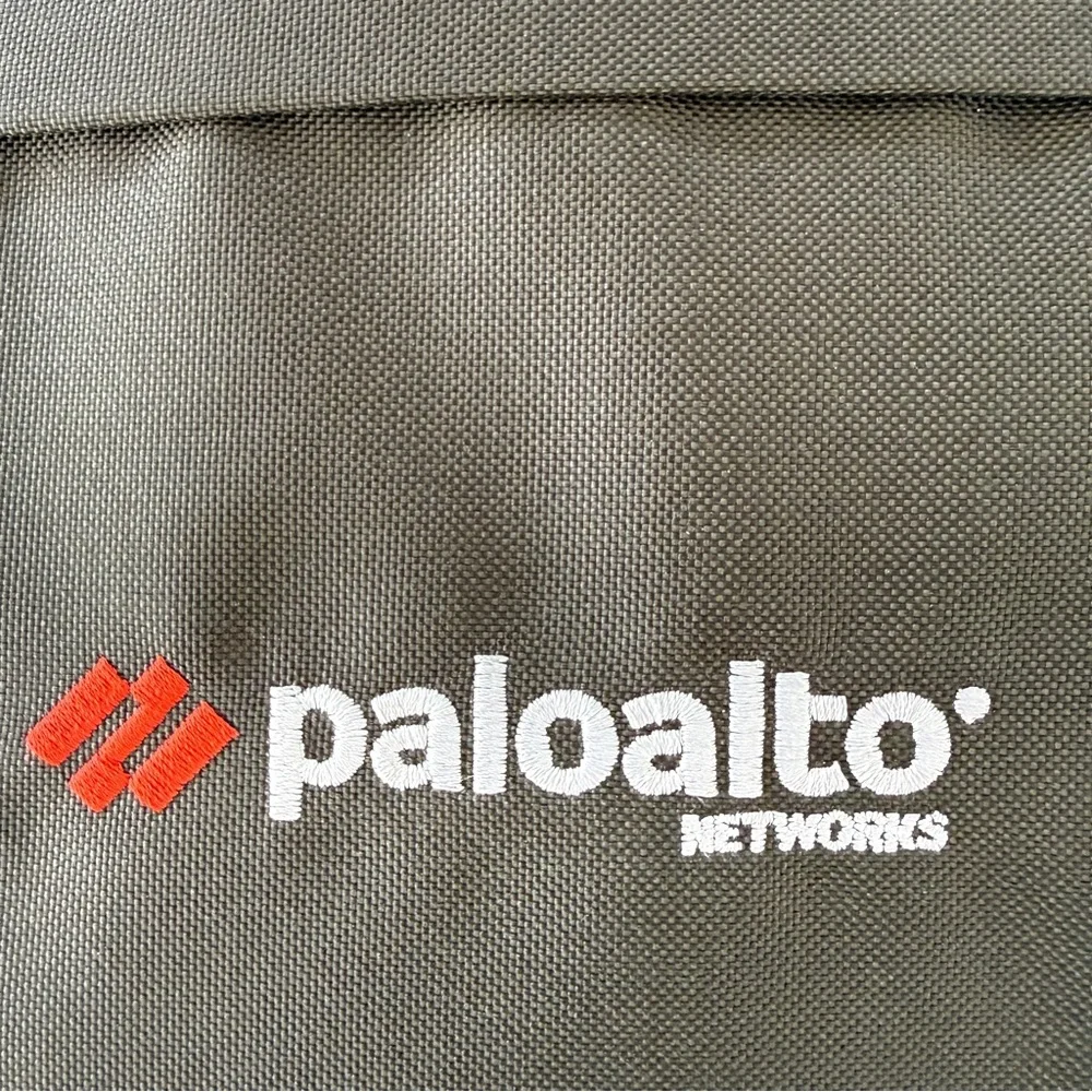 Palo Alto Networks Codi Backpack Black Company Swag‎ Thick Water Bottle Pockets