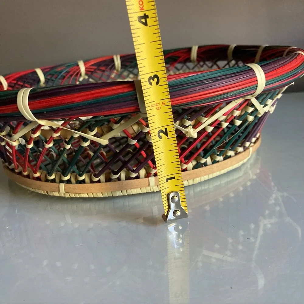 Vintage vibrant woven