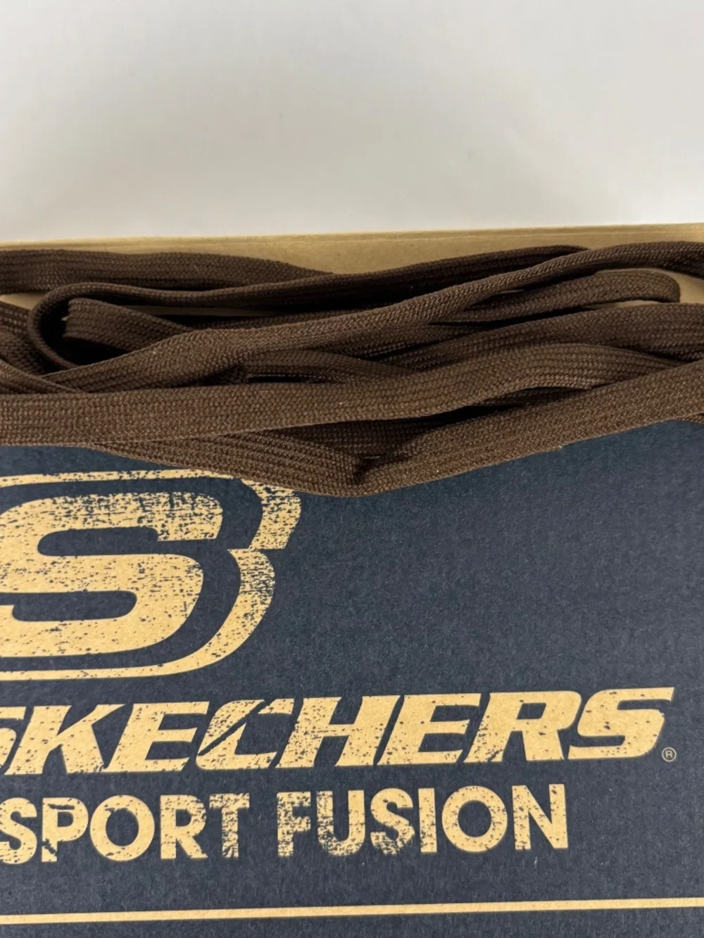 Skechers, Cream, Leather, Lace-Up, Sneakers, Brown Accents, size 8.5 urban track