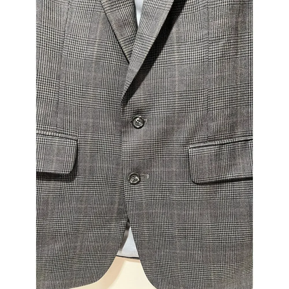 Vintage plaid gray good