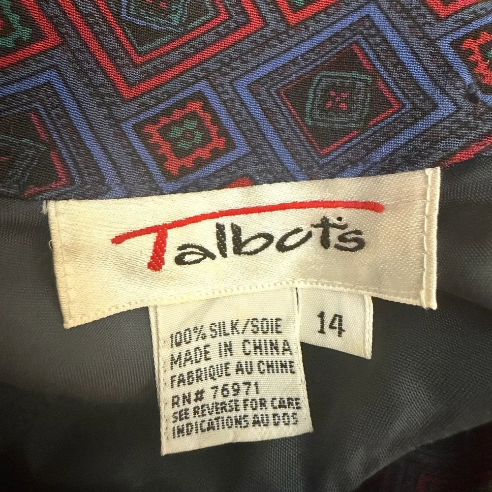 Talbots mock neck