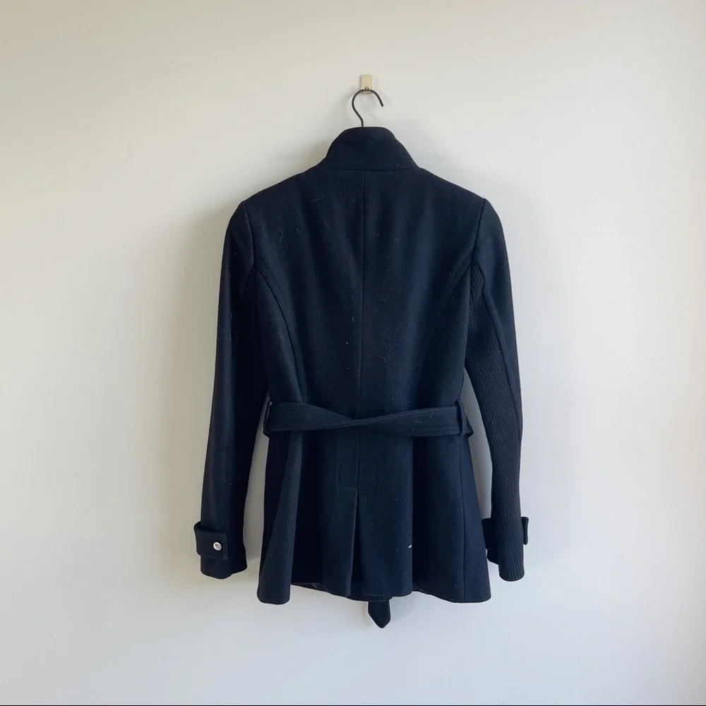Express | Black Wool Blend Dress Coat sz S