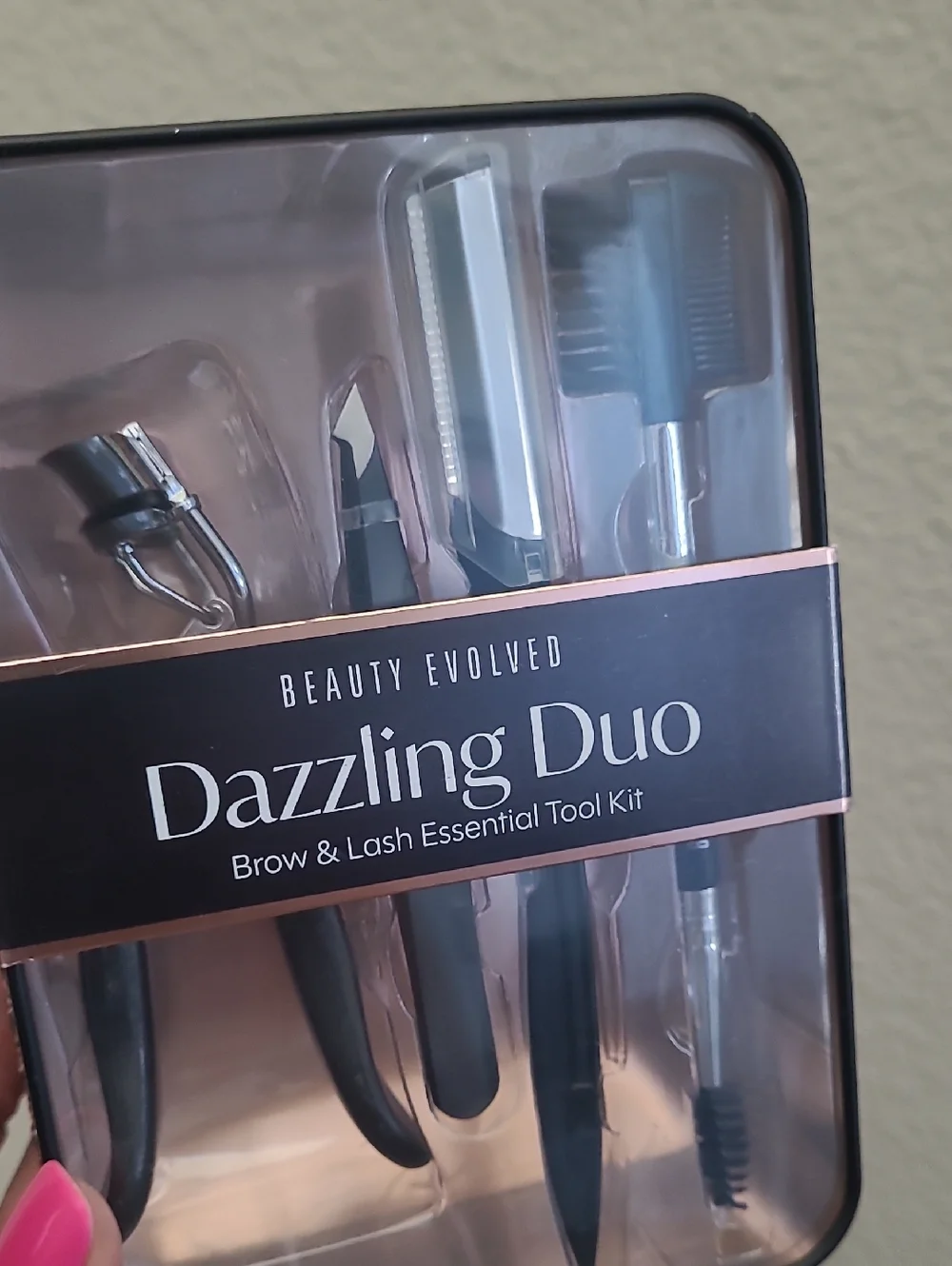 Dazzling Duo Brow & Lash Tool Kit - Rose Gold/Black