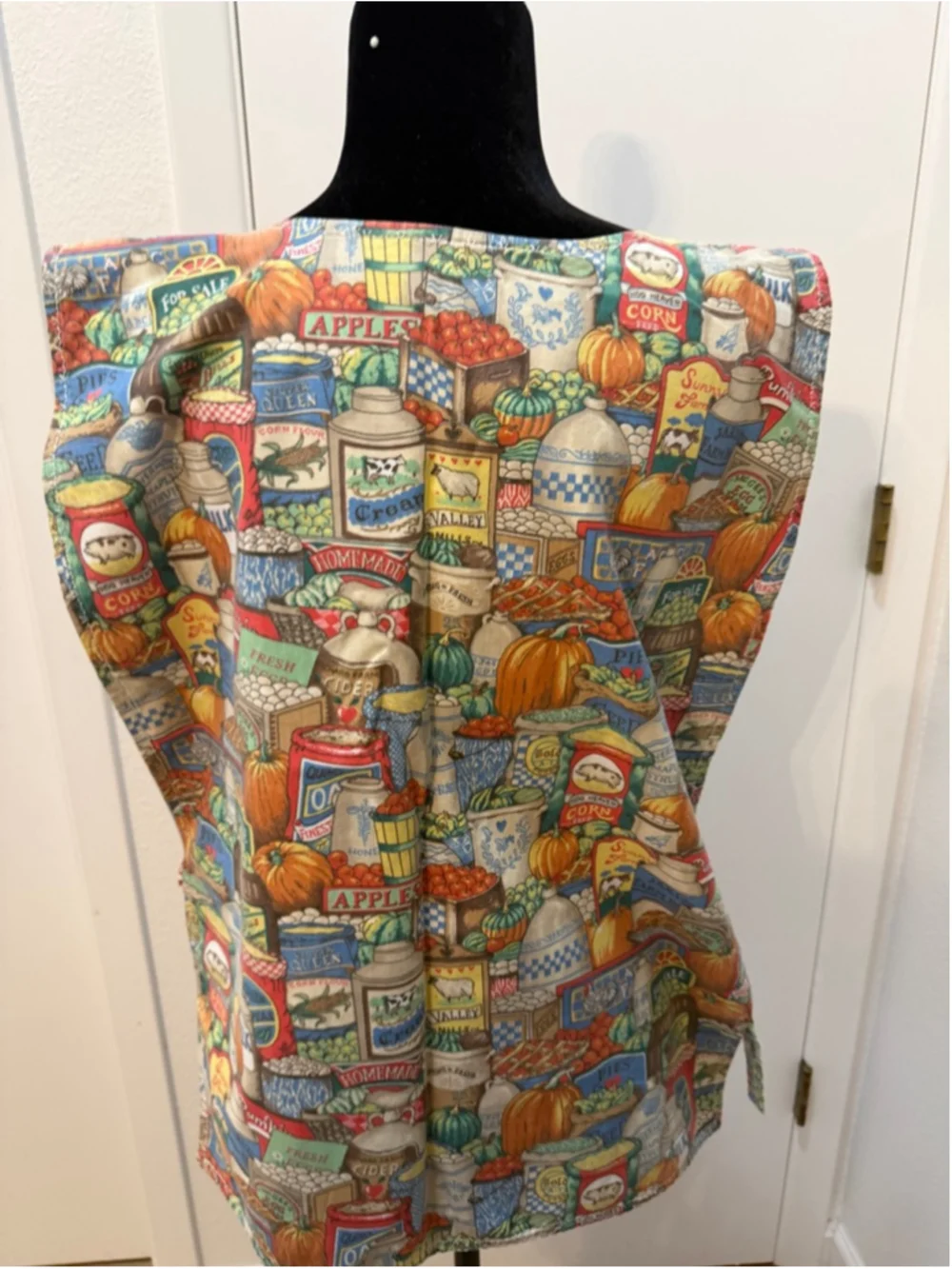 Handmade décor apron jars