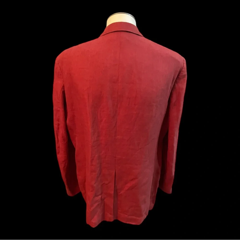 HUGO BOSS SAKS FIFTH AVENUE 100% LINEN JACKET SIZE 44