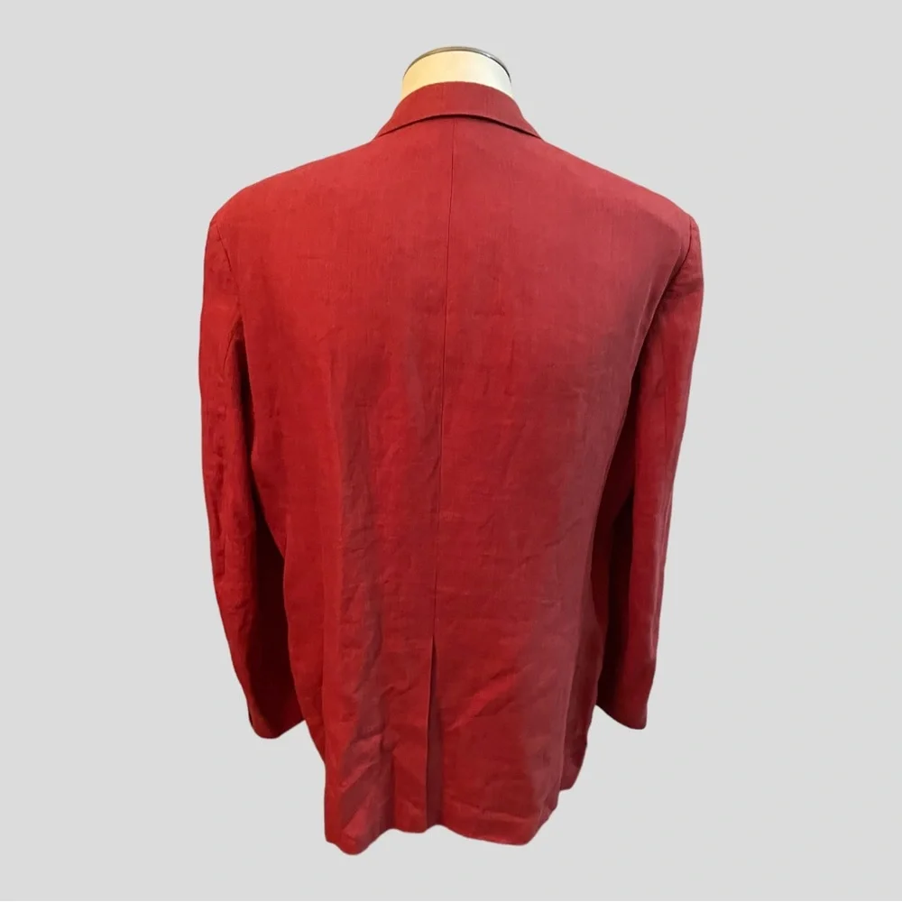 HUGO BOSS SAKS FIFTH AVENUE 100% LINEN JACKET SIZE 44