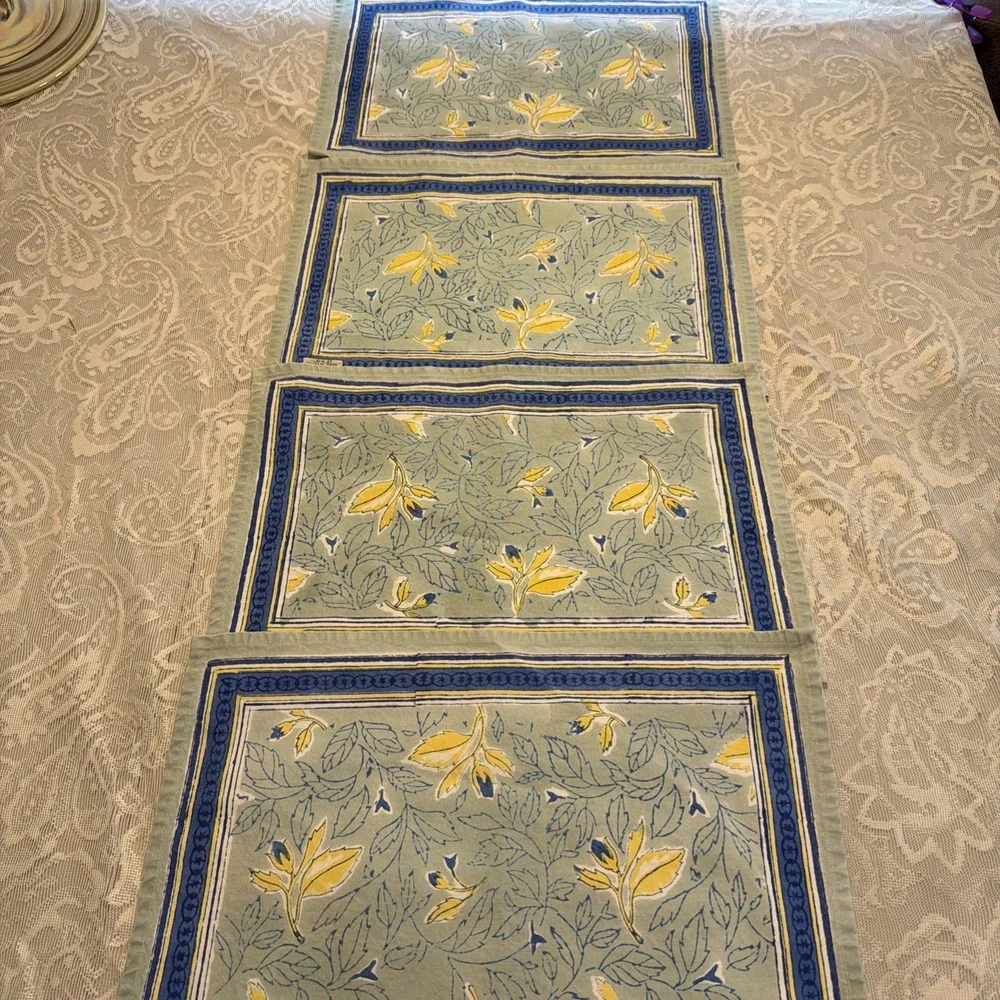 4 Pomegranate Lexington KY Rosebuds Green, Blue, Yellow 12x18