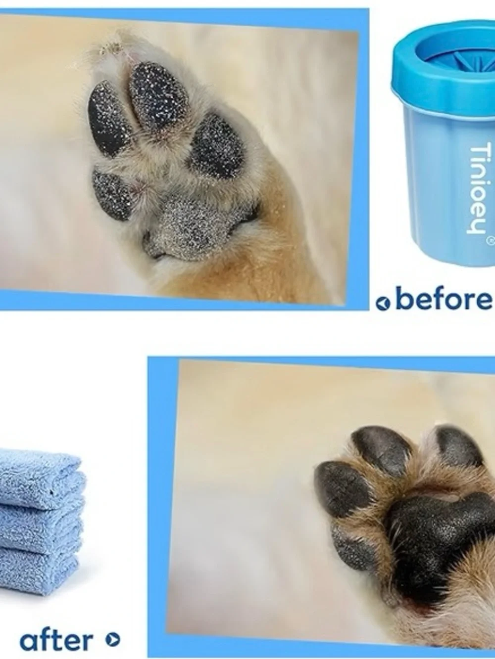 Tinioey Dog Paw Cleaner