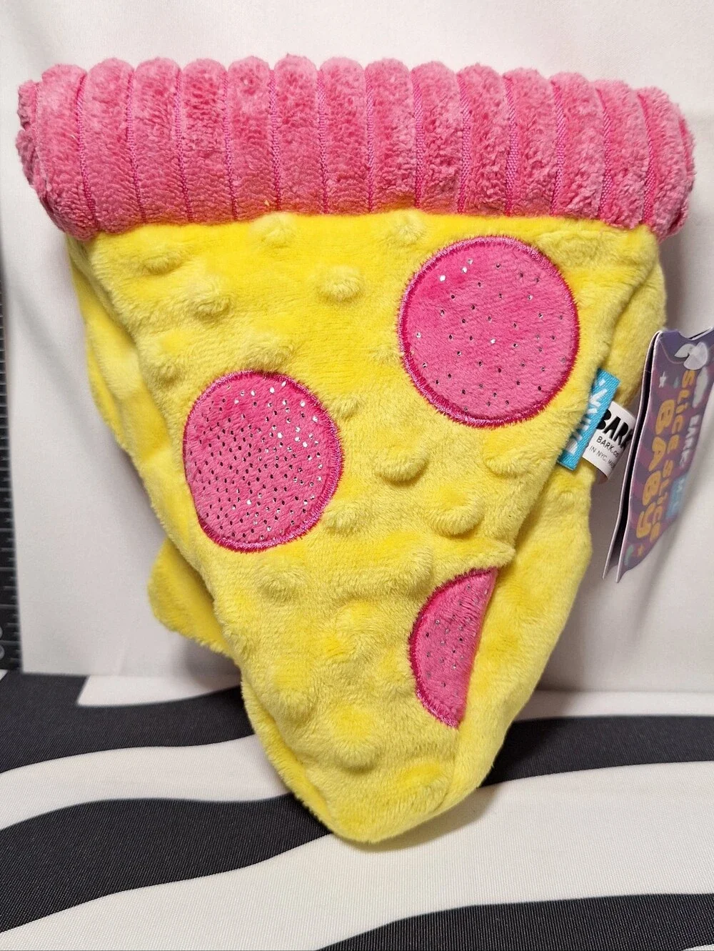 NWT Bark Slice Slice Baby Dog Toy M-L