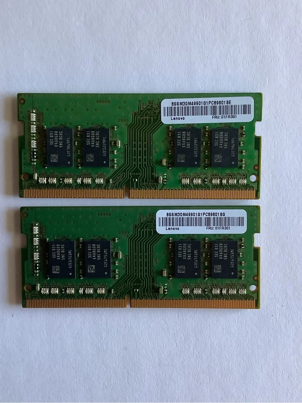 Samsung 16GB (2x8GB) 1Rx8 PC4-2400T-SA1-11 laptop RAM kit
