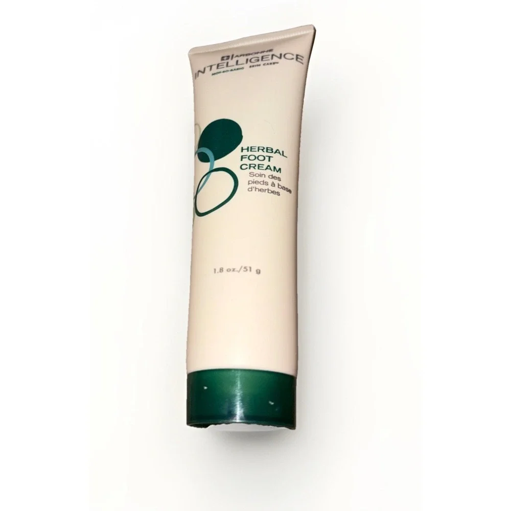 SEALED Arbonne Intelligence Skin Care HERBAL FOOT CREAM 1.8 oz
