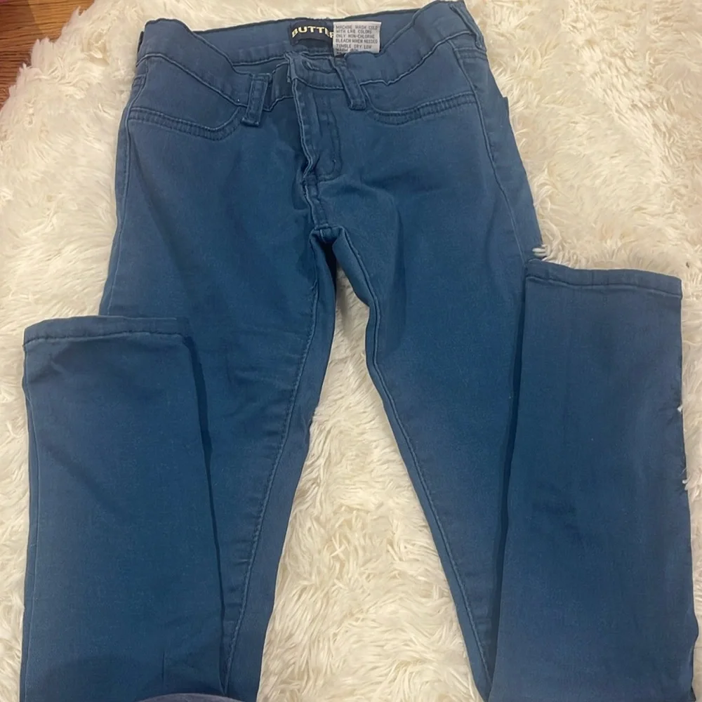 Butter colored stretch‎ jeggings