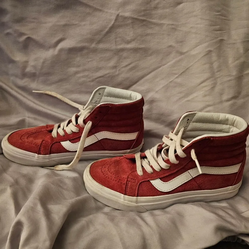 Vans size 5.5 mens or size 7 women's hi top sneakers