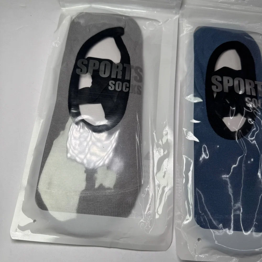 NEW Athletic Sports Yoga Socks No Show Non Slip Strap One Size Women 3 Pair Pack