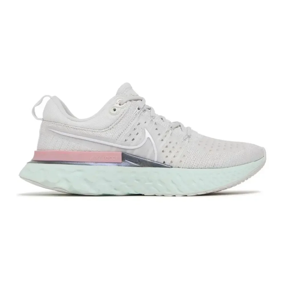 Nike Women's React Infinity‎ Run Flyknit 2 Platinum Tint Size 7 Run Ct2423-007
