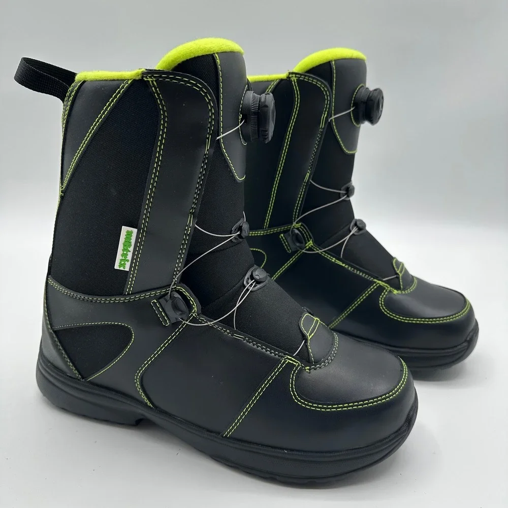 Whitewoods Matrix 880 Snowboard Boots Mens 13 Black Neon MOZ‎ Dial Thinsulate