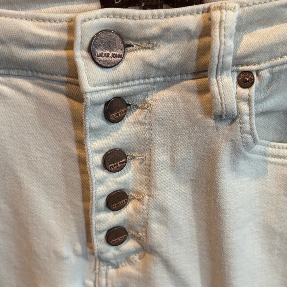 Dear John High Rise Cream Jeans