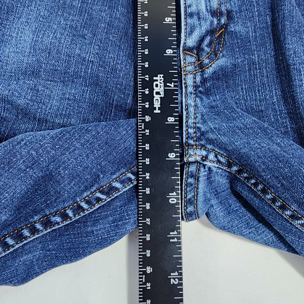 Banana Republic Mens Slim Straight Jeans 30x32 Dark Wash Stretch Cotton Spandex