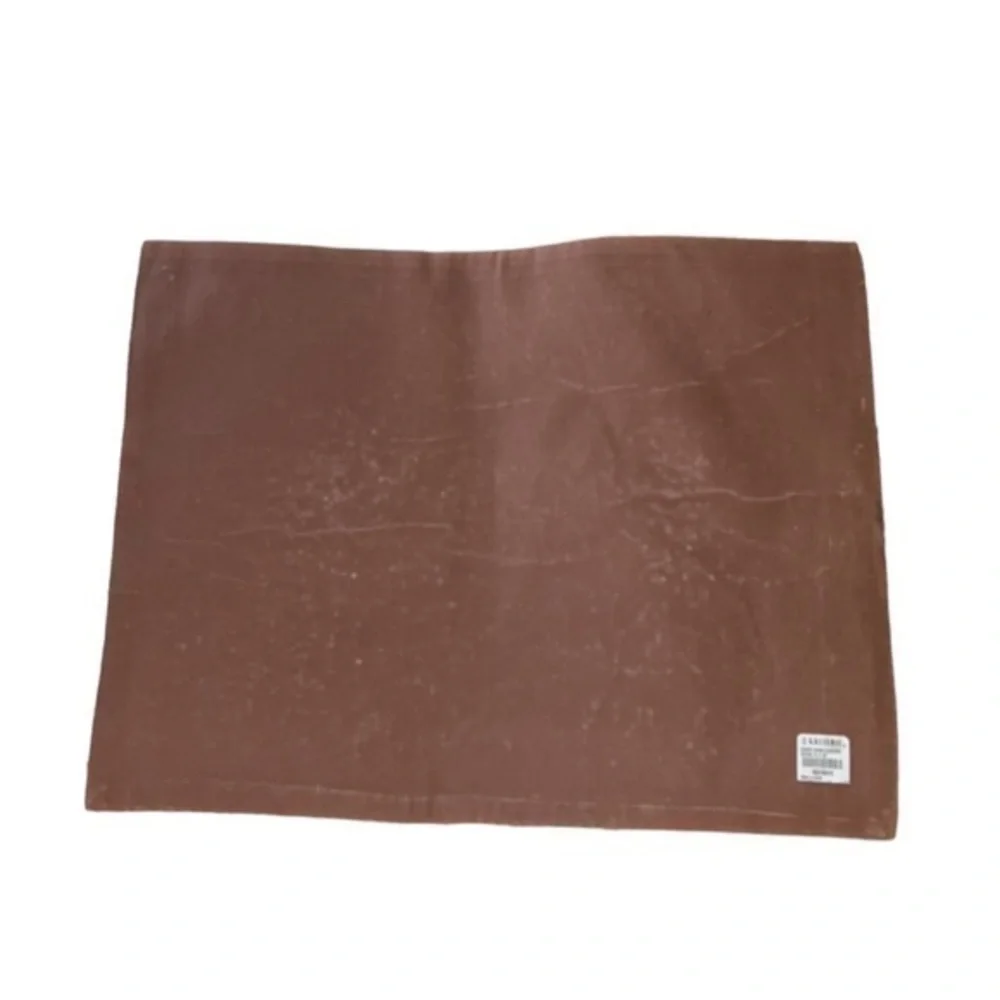 Set‎ of 4 Z Gallerie Modern Contemporary Zebra Print Brown Beaded Place Mats